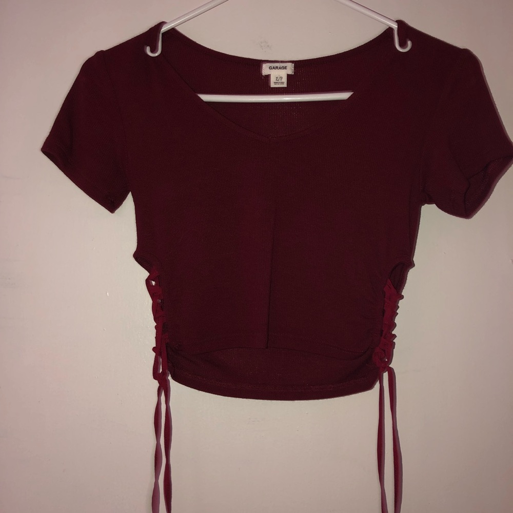 Cropped Short sleeve shirt